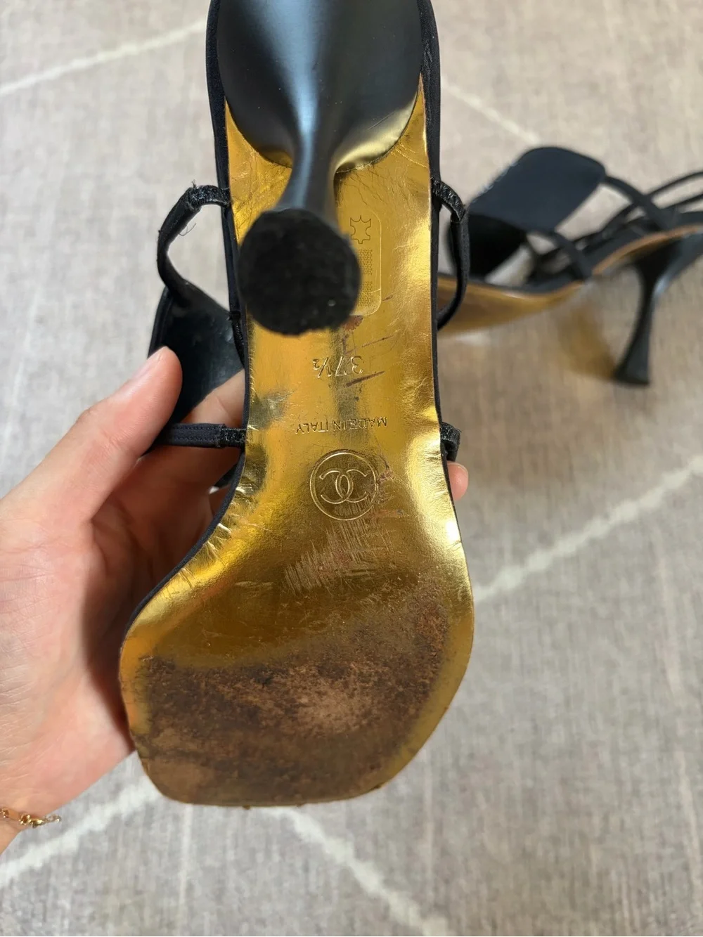 Vintage Chanel Cruise Slingback Sandals